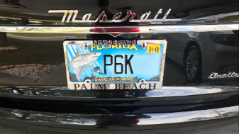 License Plate - P6K
