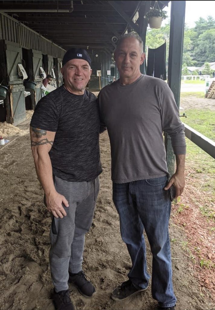 Geo Sette with Peter Walder at Saratoga