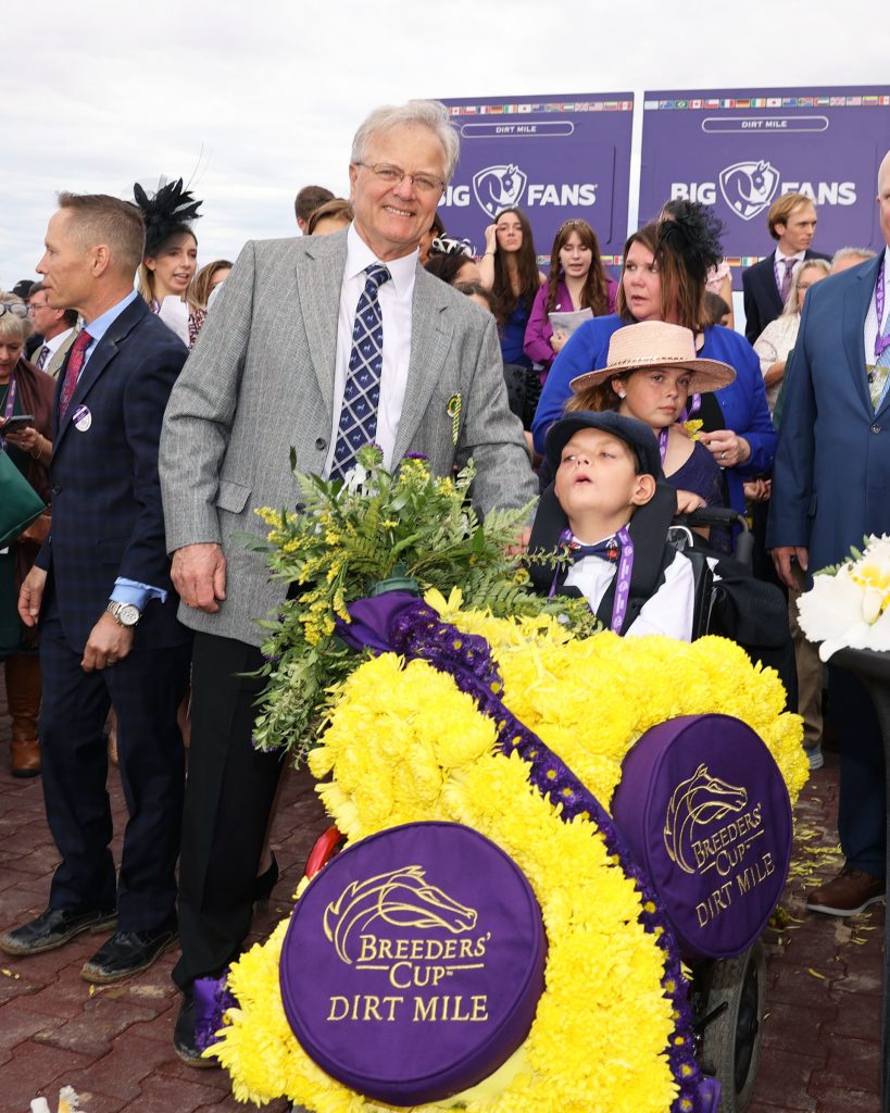 Team Cody's Wish after winning the Big Ass Breeders' Cup Dirt Mile. (Coady Photography)