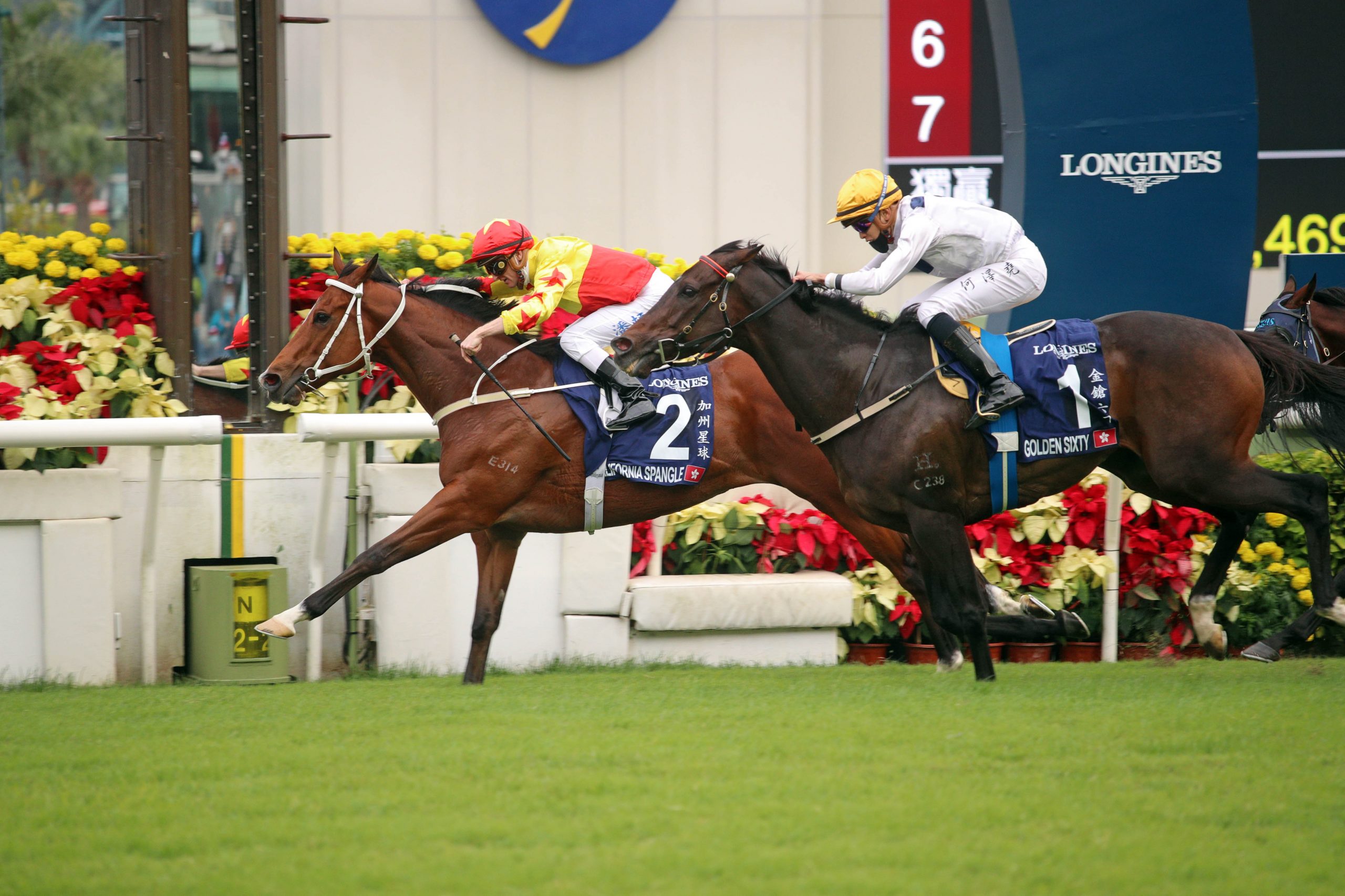 California Spangle Holds Golden Sixty at Bay in Hong Kong Mile