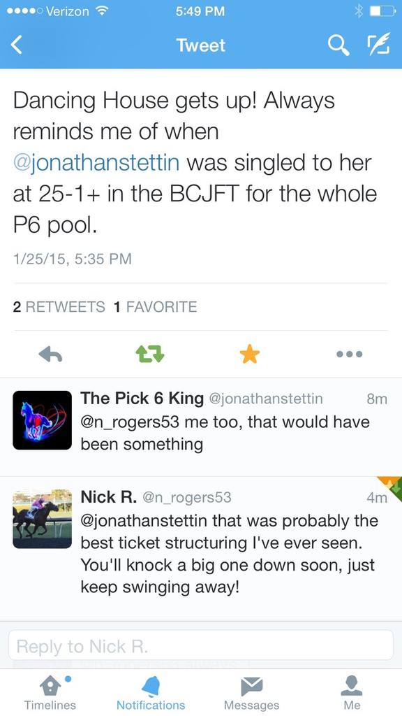Pick 6 King Jonathan Stettin almost takes down the Breeders' Cup pick 6 pool with a long shot single