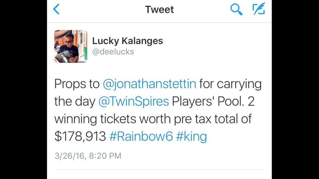 Pick 6 King Jonathan Stettin takes down the Rainbow 6 at Gulfstream park twice