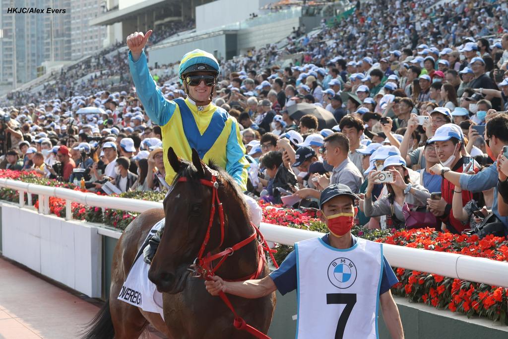 Zac Purton notched his second BMW Hong Kong Derby. (HKJC/Alex Evers)