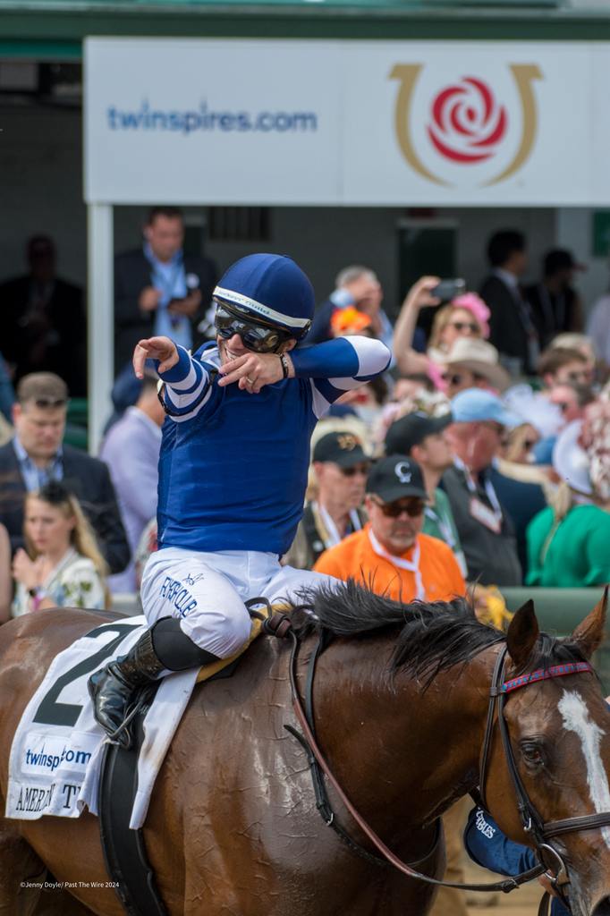 Umberto Rispoli aboard Trikari. (Jenny Doyle/Past The Wire)