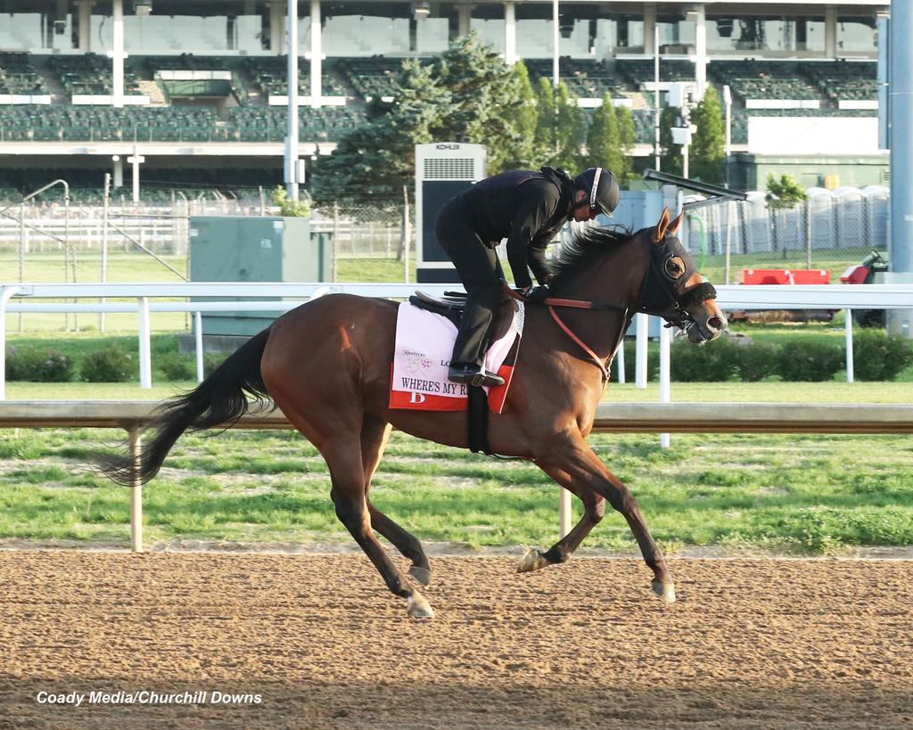 Where's My Ring easy breezy day. (Coady Media/Churchill Downs)